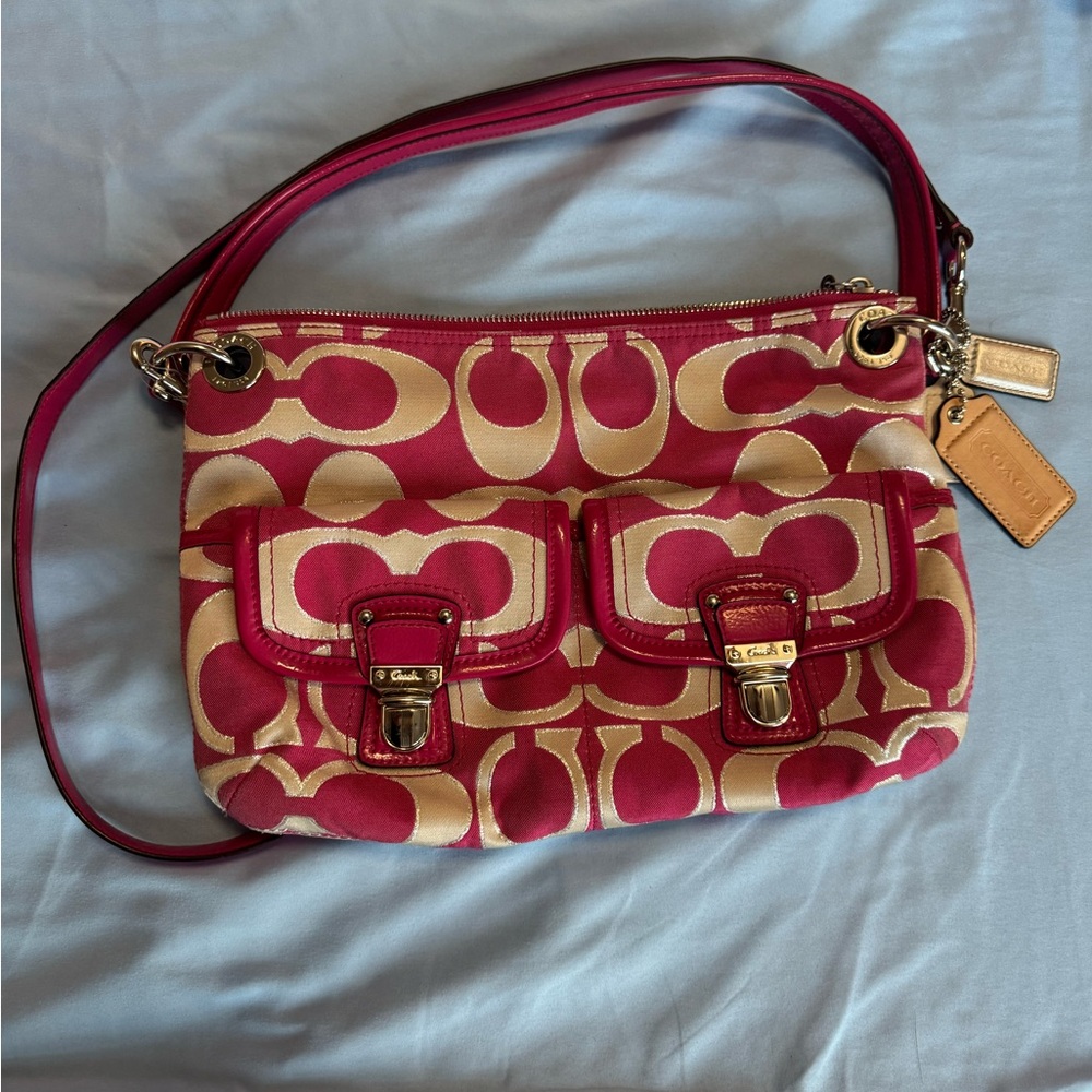 Coach Hot Pink Crossbody